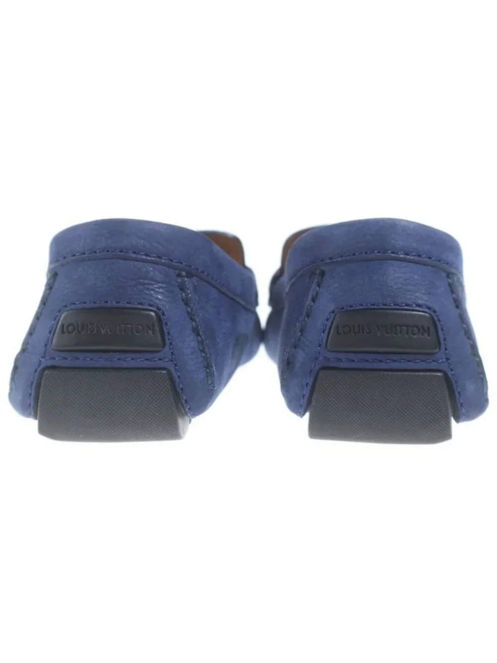 Louis Vuitton Monte Carlo Line Loafers Driving Shoes Navy
